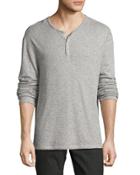 Lightweight Mini-jacquard Henley