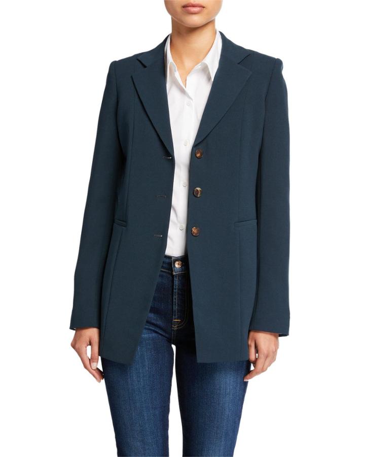 Jaqueline Finesse Crepe Blazer