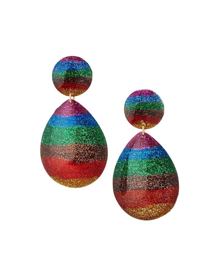 Striped Multi-resin Earrings