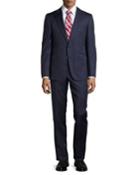 Robert Graham Ashford Two-piece Pinstripe Suit, Navy, Men's, Size: Us42l/eu52l