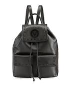 Simeon Preciosa Dollaro Leather Backpack