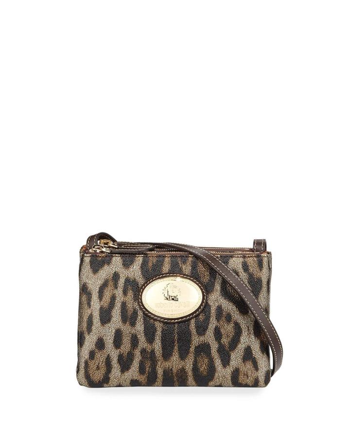 Pochette Leopard-print Crossbody Bag