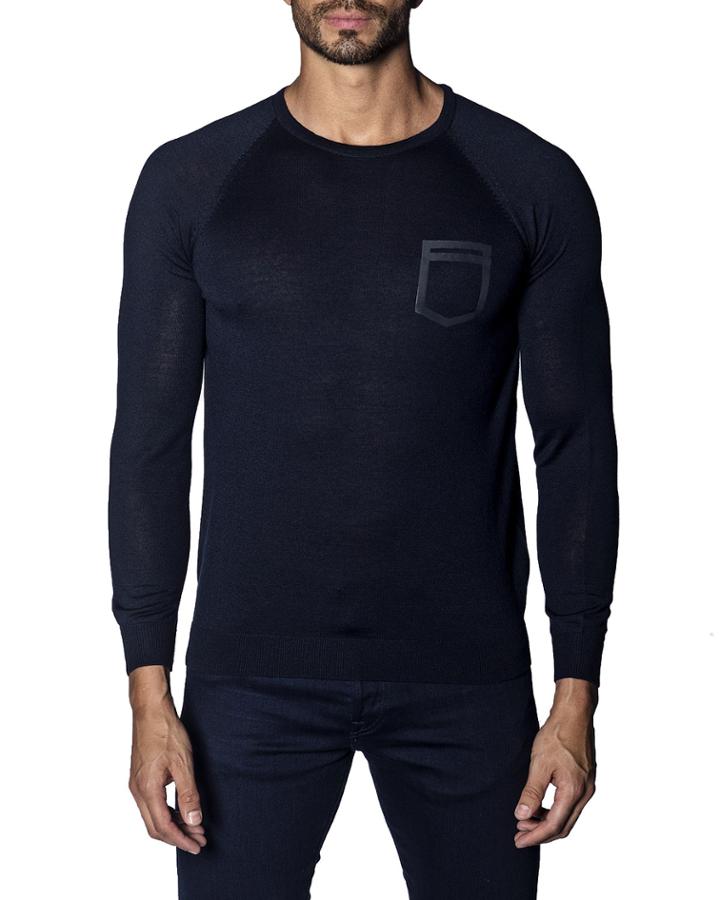 Men's Knit Faux-pocket