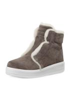 Shearling Fur-lined Ankle Boot