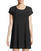 Mini Mesh Illusion T-shirt Dress