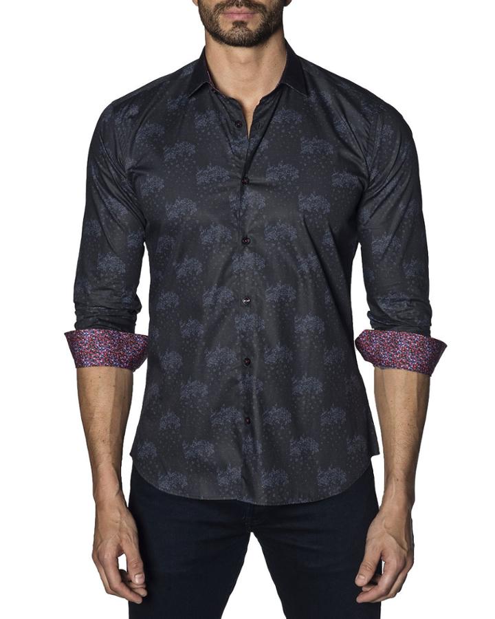 Men's Semi-fitted Floral Print