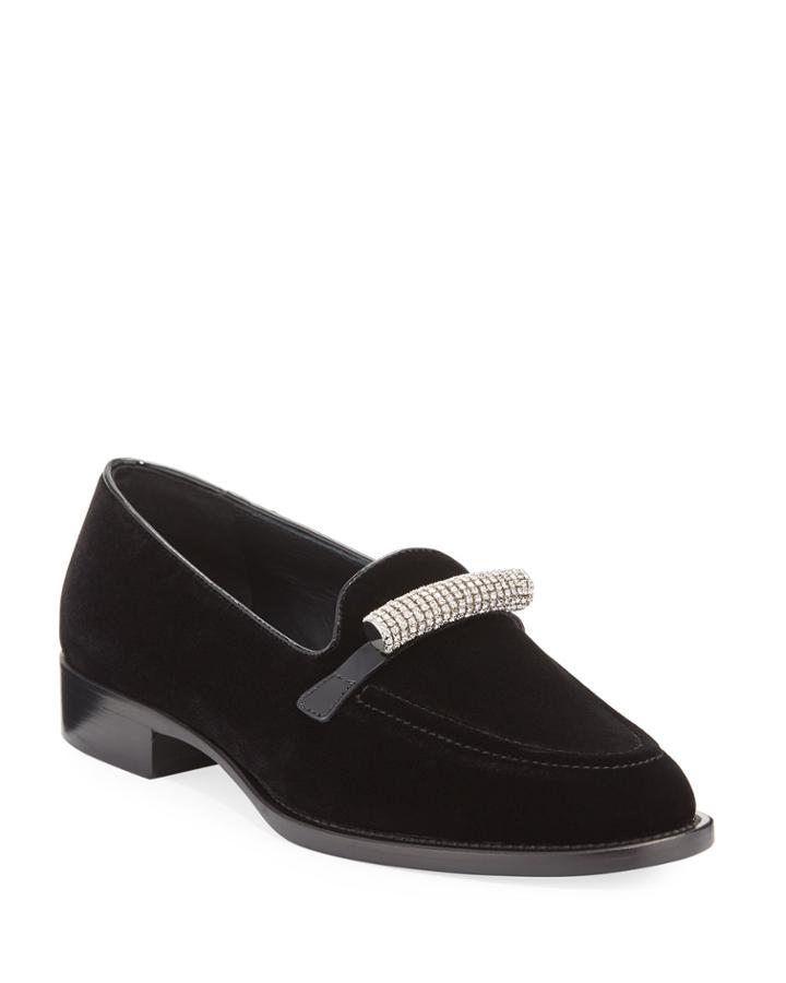 Fiamma Crystal-embellished Velvet Smoking