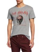 Men's Def Leppard Skull Graphic-print T-shirt