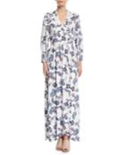 Greenwich Long-sleeve Paisley Wrap
