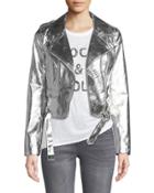 Metallic Faux-leather