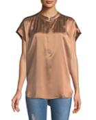 Short-sleeve Shirred