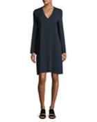 V-neck Tunic Dress, Coastal