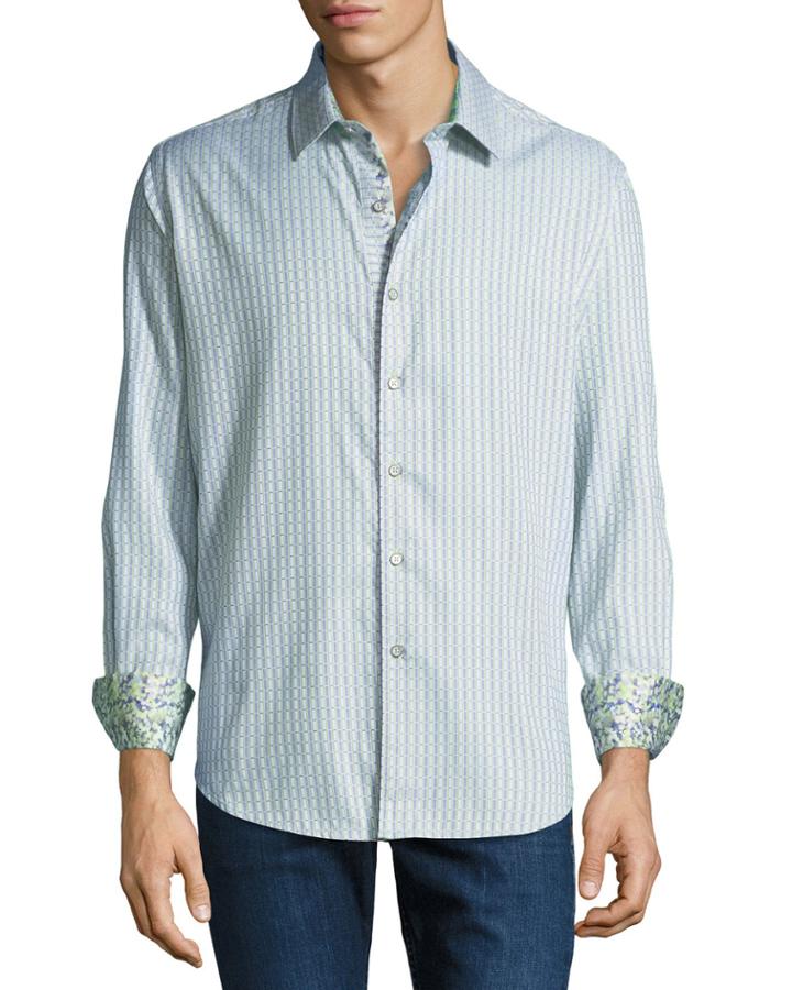 Men's Classic-fit Goodale Stripe/dot Woven