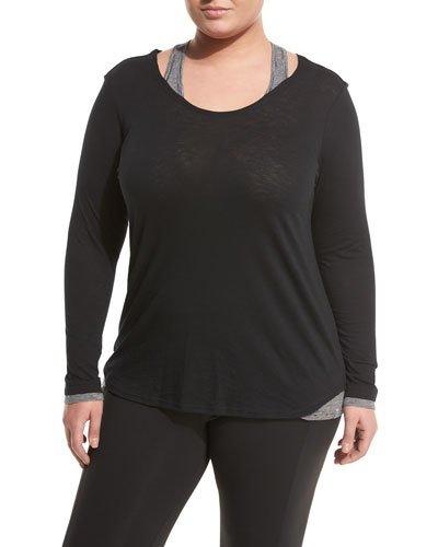 Long-sleeve Twofer Tee,