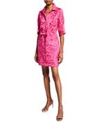 Drawstring Lace Waist Dress With Pocket Flap Detail