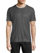Men's Roll-sleeve Crewneck T-shirt