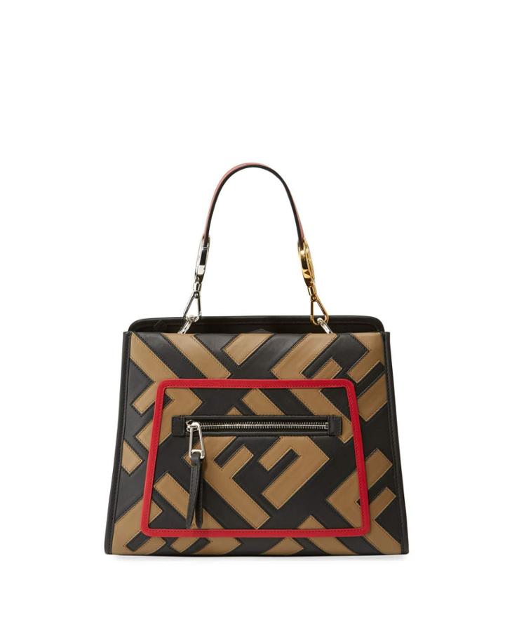 Runaway Small Century Calf Ff Tote Bag