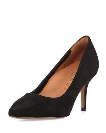 Kalani Suede 85mm Pump, Black