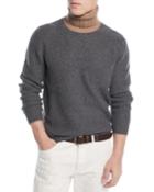 Men's Bicolor Wool-blend Turtleneck