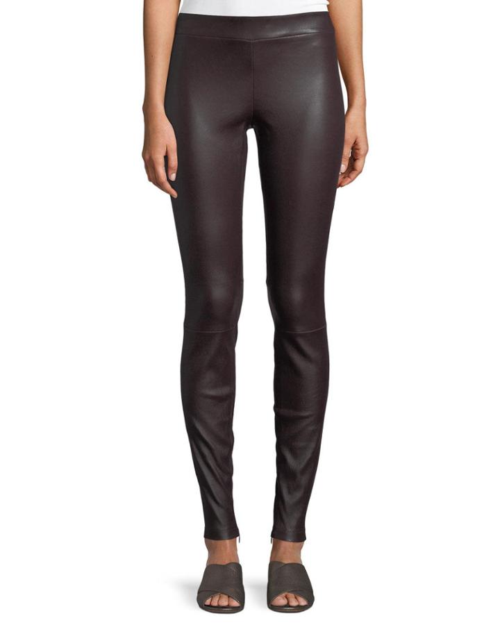 Ankle-zip Lamb Leather