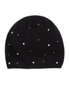 Cashmere Pearl Jersey Beanie Hat