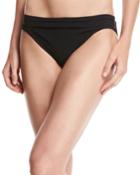 Love Me Tender Swim Bikini Bottoms, Black