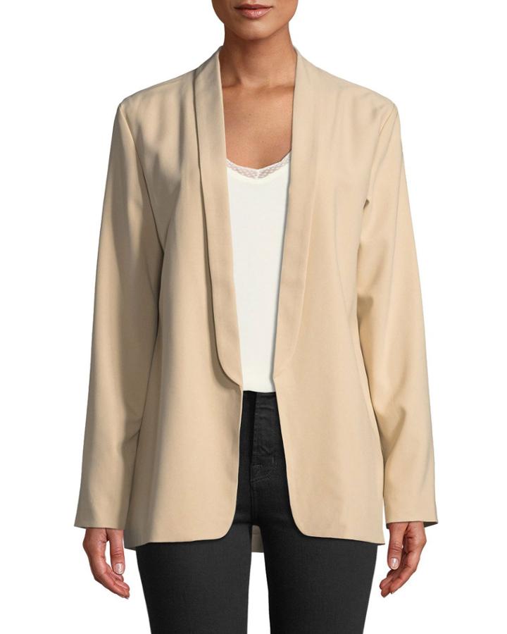 Unspoken Open-front Blazer
