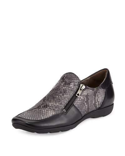 Goldy Snake-print Slip-on,