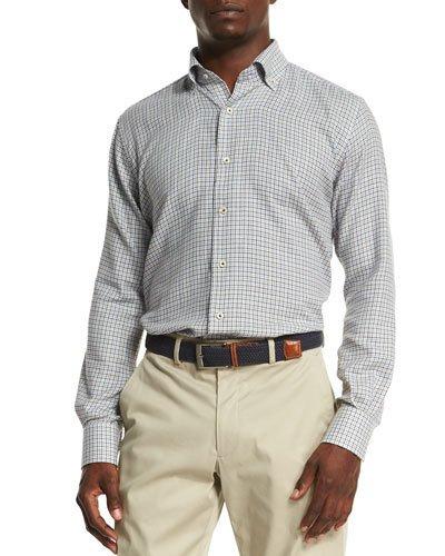 Cashmere-blend Check Sport