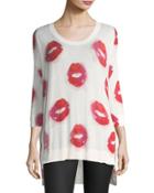 Oversized Lip-print