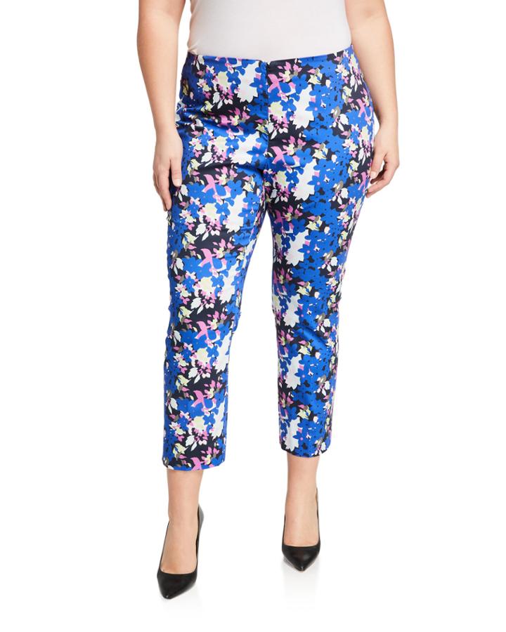 Plus Size Lisa Abstract-print Pants