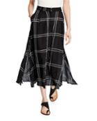 The Eva Check-print A-line