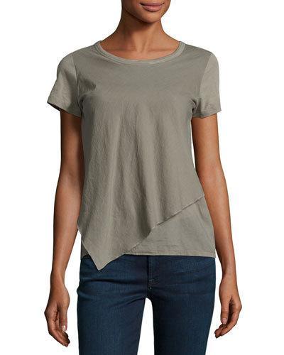 Asymmetric Cotton Tee