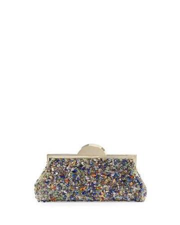 Shari Beaded Evening Clutch Bag,
