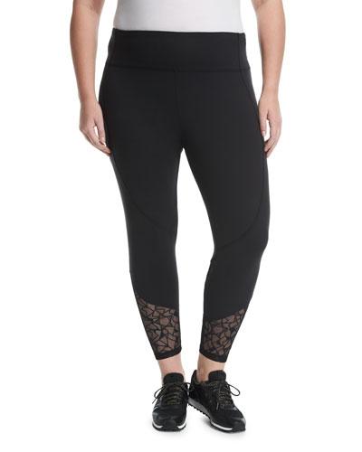 Arabella Mesh-inset Leggings,