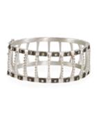 New World Midnight Open Diamond Cage Bracelet