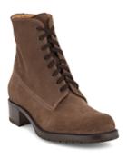 Suede Lace-up Hiker Boots