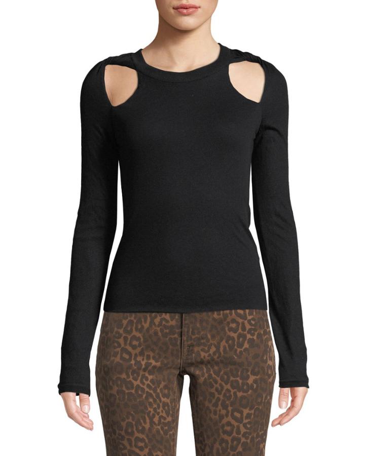 Fitted Twisted-shoulder Cutout