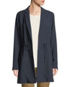 Pierre Finesse-crepe Jacket W/ Adjustable Cord