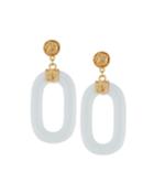 Oval Link Drop Earrings