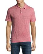 Calluna Tonal-colorblock Linen Polo