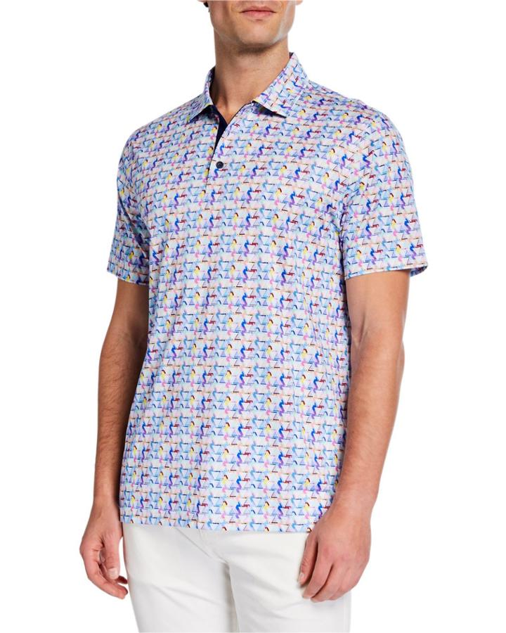 Men's Triangle Cotton Polo