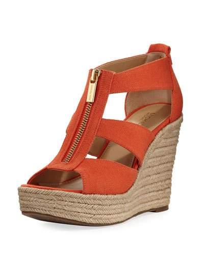 Damita Zip-front Wedge