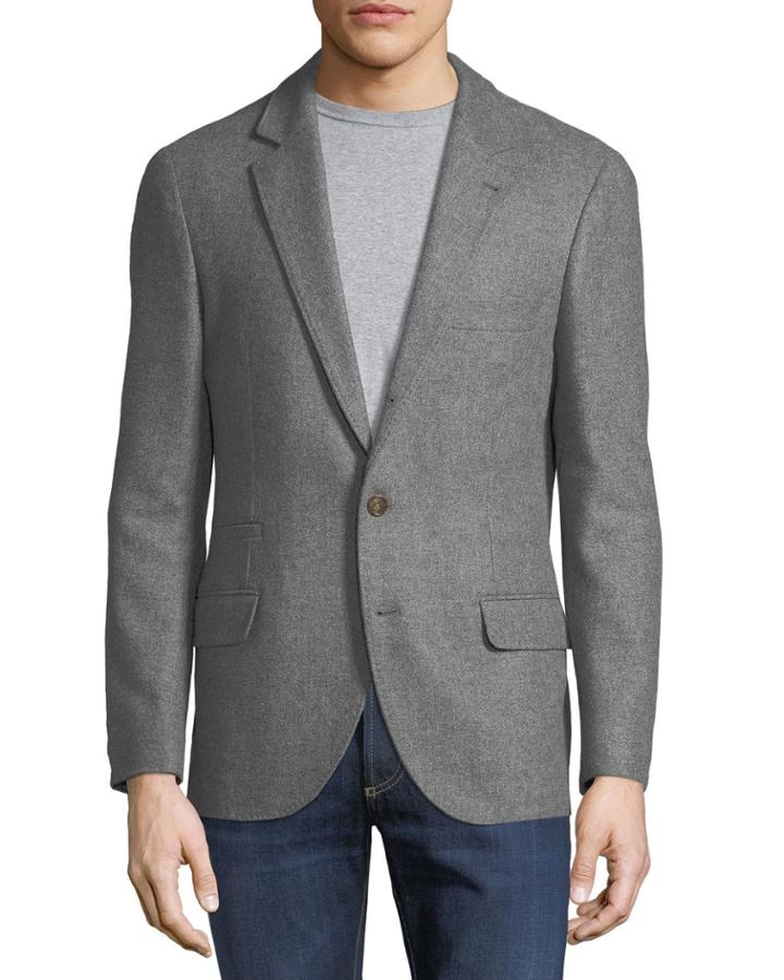Men's Deconstructed Cashmere Jacket