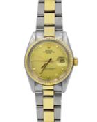 Pre-owned 34mm 18k Gold Oyster Automatic Bracelet Watch