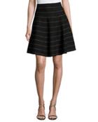 Metallic-stripe Flare Party