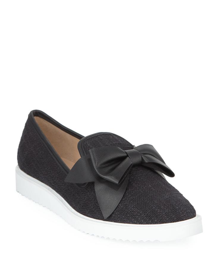 Classie Boucle Knit Bow