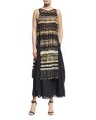 Rachel Sleeveless Printed Top, Maroc Print/black