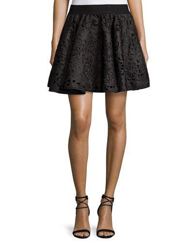 Laser-cut Floral-print