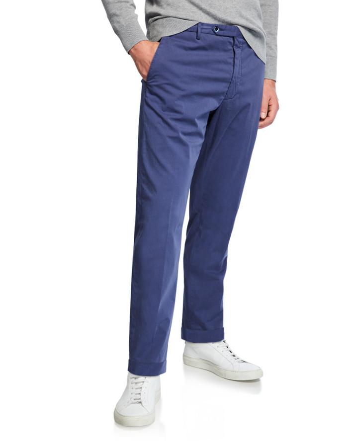 Men's Garment Dye Stretch Poplin Pants